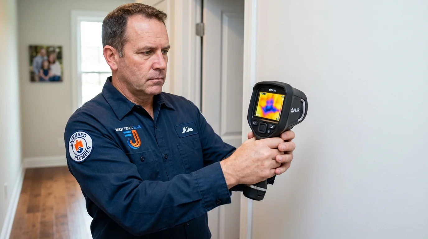 Thermal imaging leak detection by Johns Plumbing LLC in Vieques
